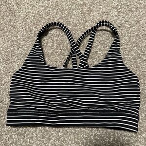 Lululemon Striped Sports Bra